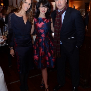 Cristina Cuomo, Hilaria Baldwin and Alec Baldwin at the Beach Magazine event at Bobby Vans 1.28.14 - photo by Andrew Werner