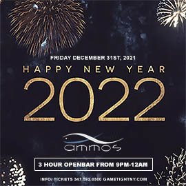 Ammos Estiatorio NYC New Years Eve party 2022